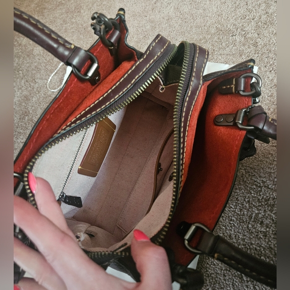 Coach Rogue 25 Oxblood Purple - Picture 7 of 9